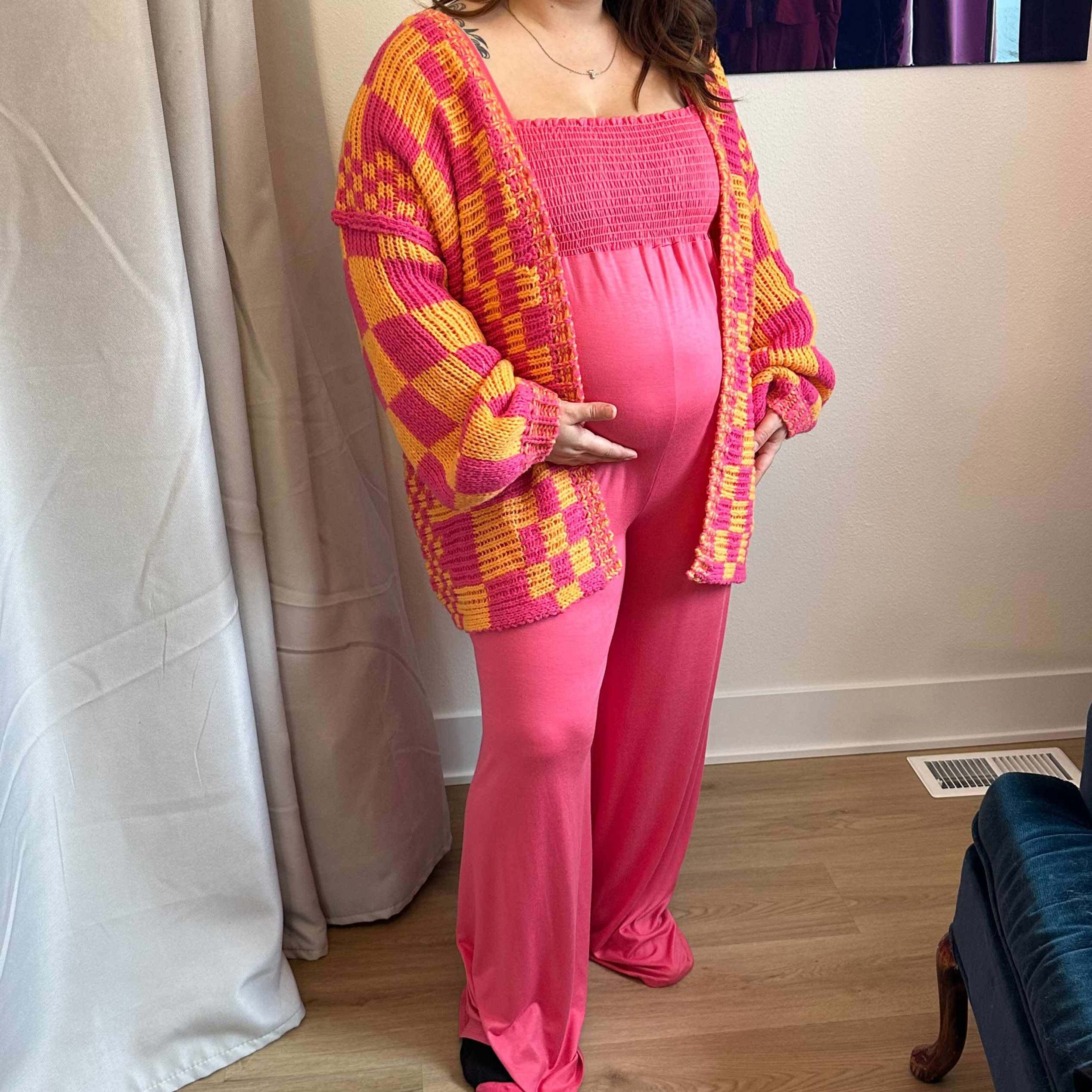 Mack Maternity Jumpsuit – Blueberry Hil